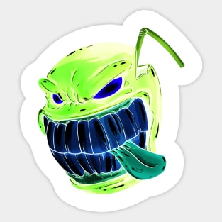 smile crazy relax negative Sticker